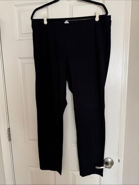 MarlaWynne Black Ankle Ponte Pants